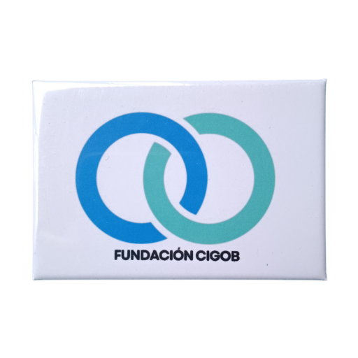 Imán personalizado con el logo de una fundación